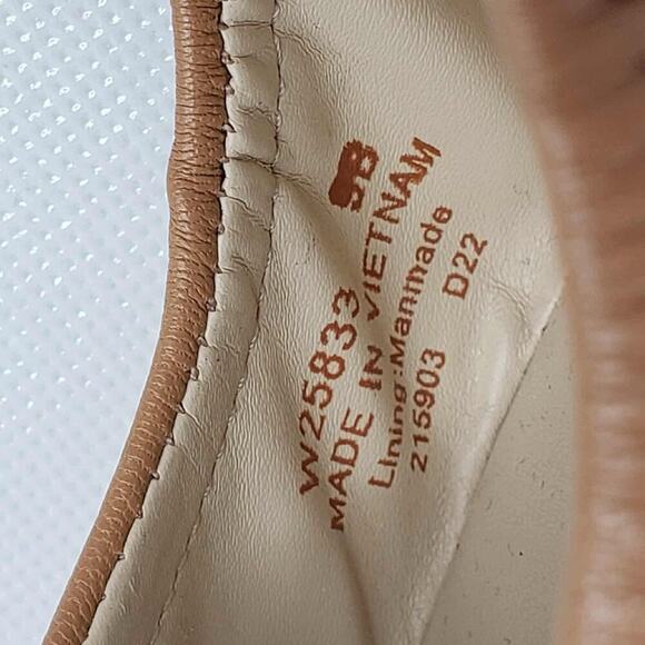 Cole Haan Ballet Flats Wedge Round Toe Women's Slip On Size 9 Tan - Picture 8 of 9